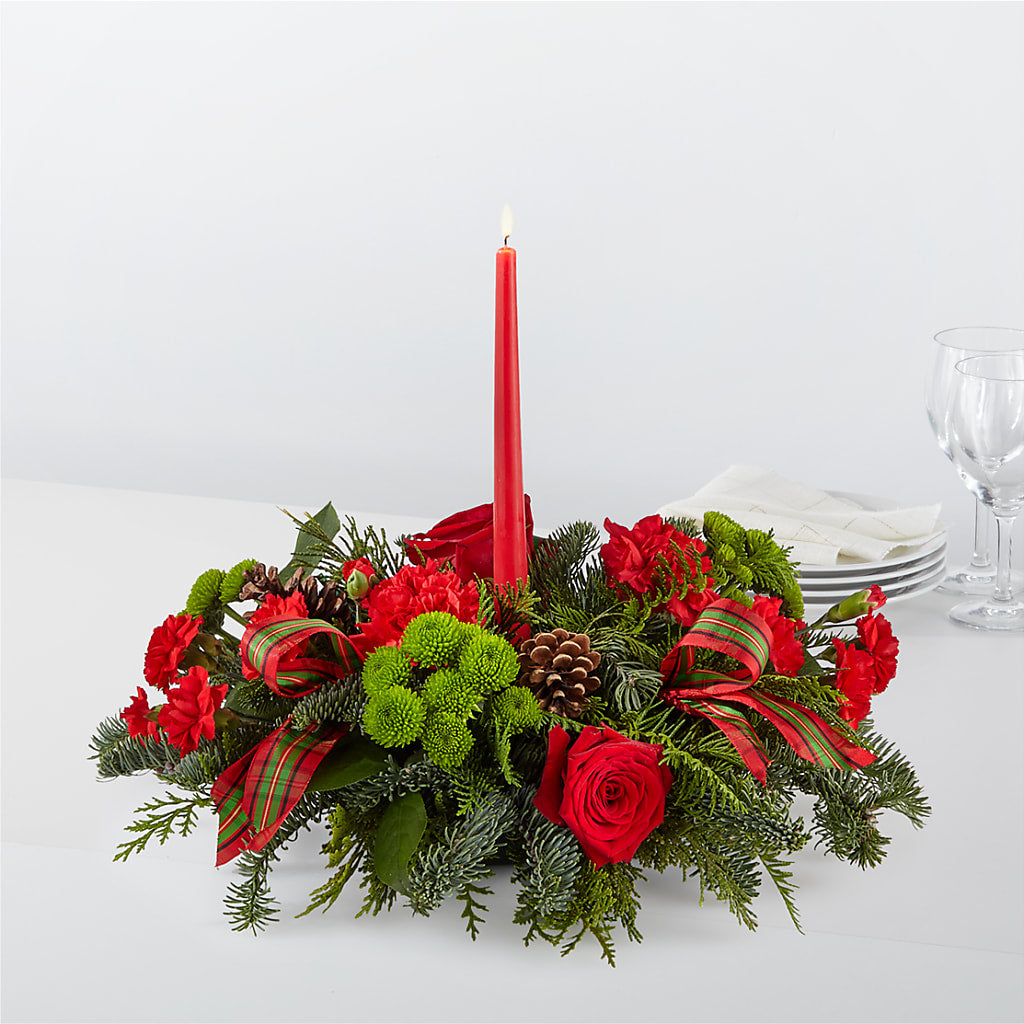 By the Candlelight Centerpiece – Flowers By Roger Inc, Middletown OH