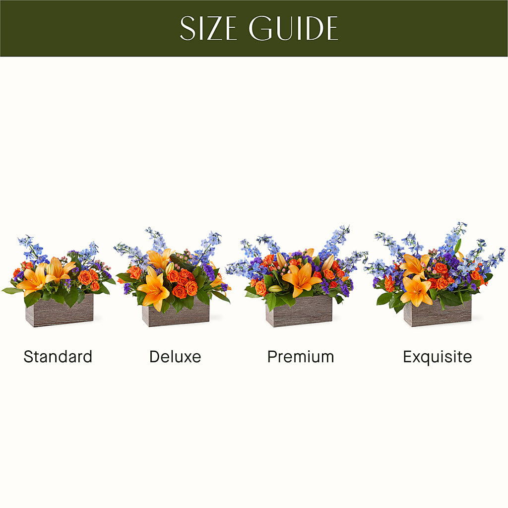 Radiant Citrus Box Bouquet – Flowers By Roger Inc, Middletown OH