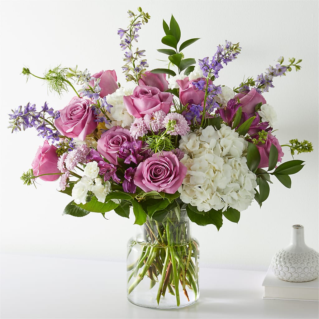Violet Caress Bouquet – Flowers By Roger Inc, Middletown OH