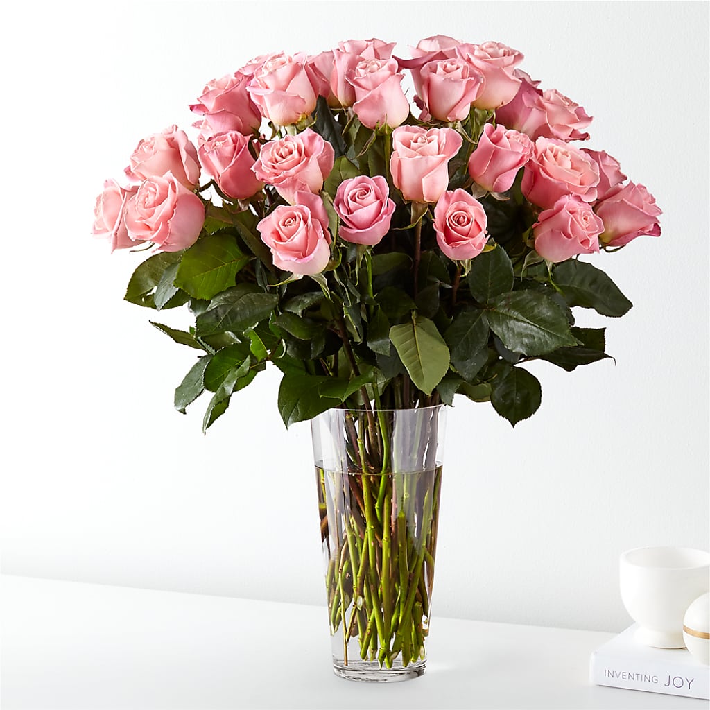 Long Stem Pink Rose Bouquet – Flowers By Roger Inc, Middletown OH