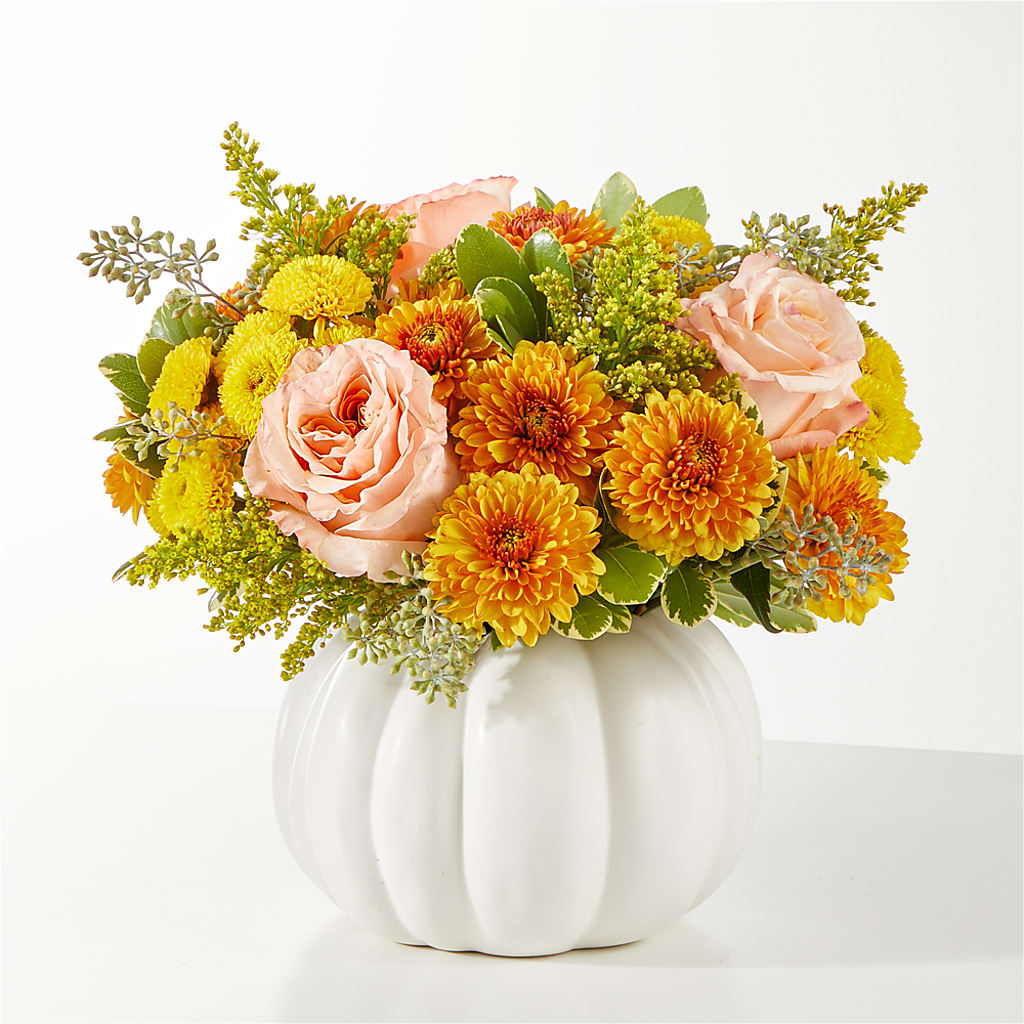 Peachy Pumpkin – Flowers By Roger Inc, Middletown OH