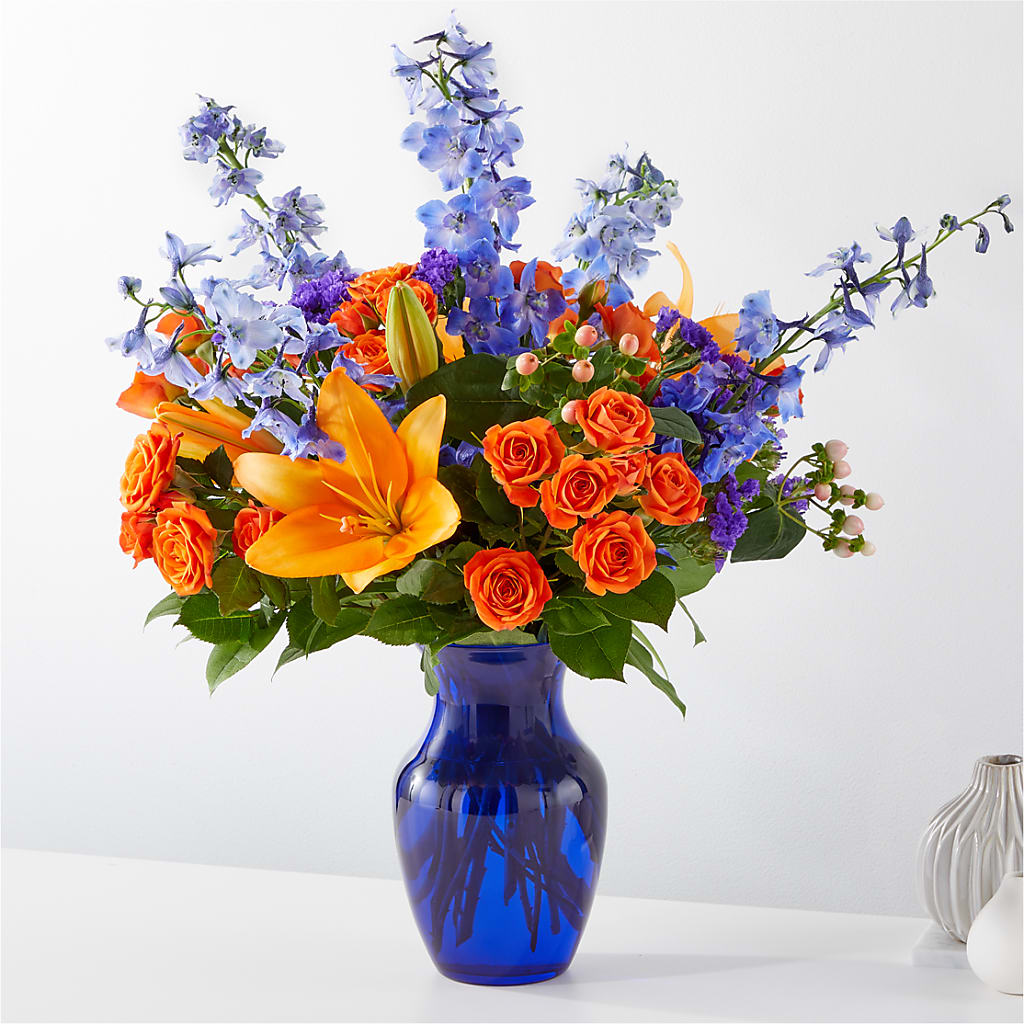 Radiant Citrus Bouquet – Flowers By Roger Inc, Middletown OH