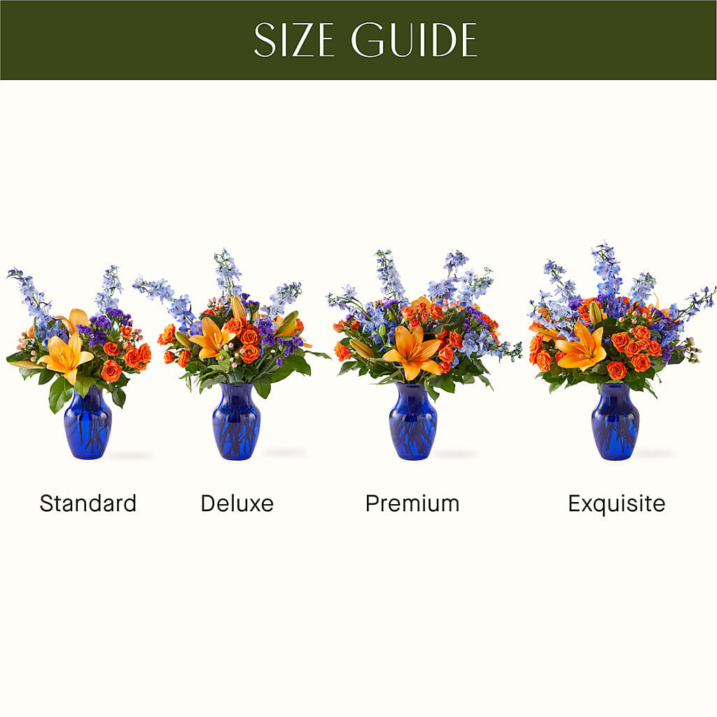 Radiant Citrus Bouquet – Flowers By Roger Inc, Middletown OH