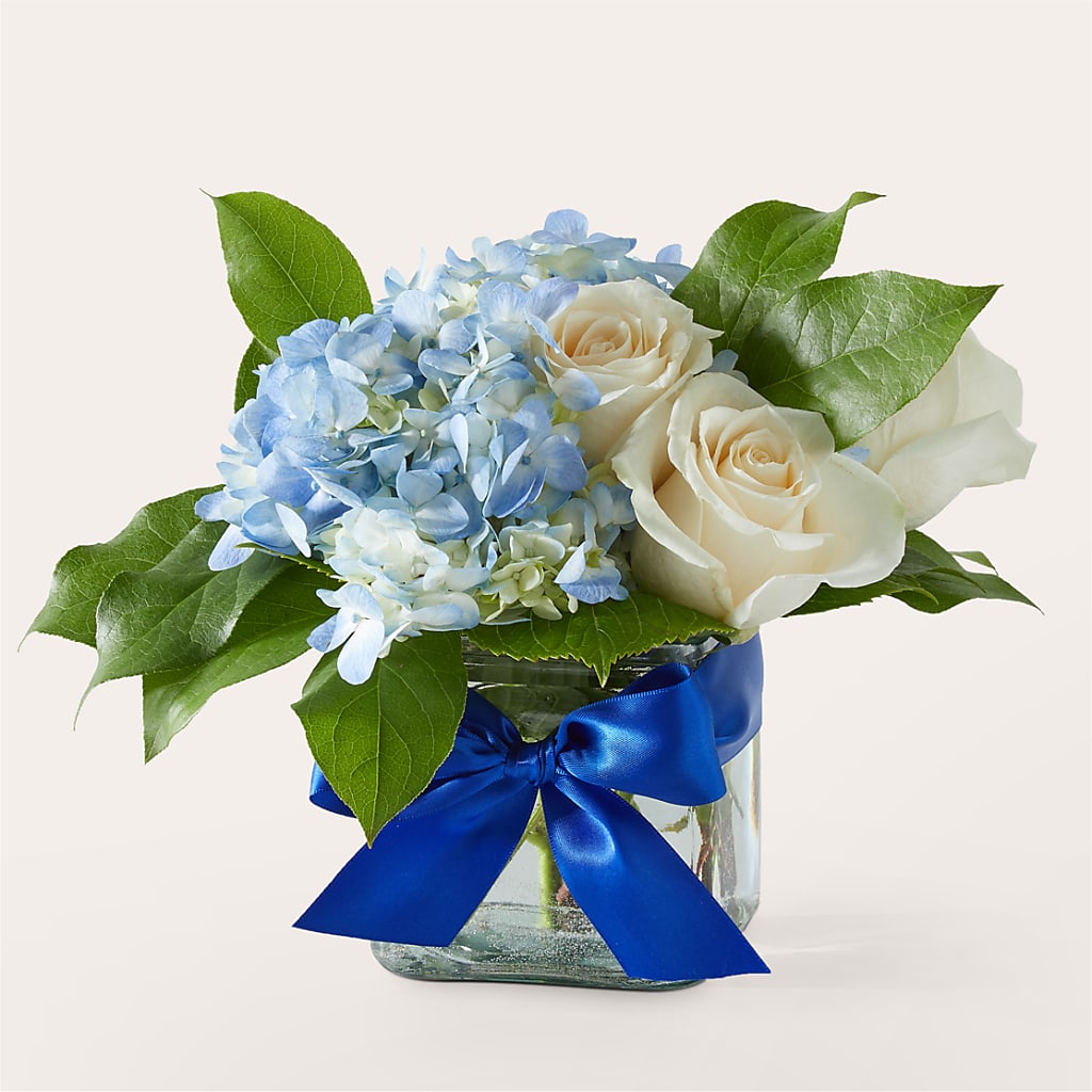 Sky Blue Delight Bouquet – Flowers By Roger Inc, Middletown OH