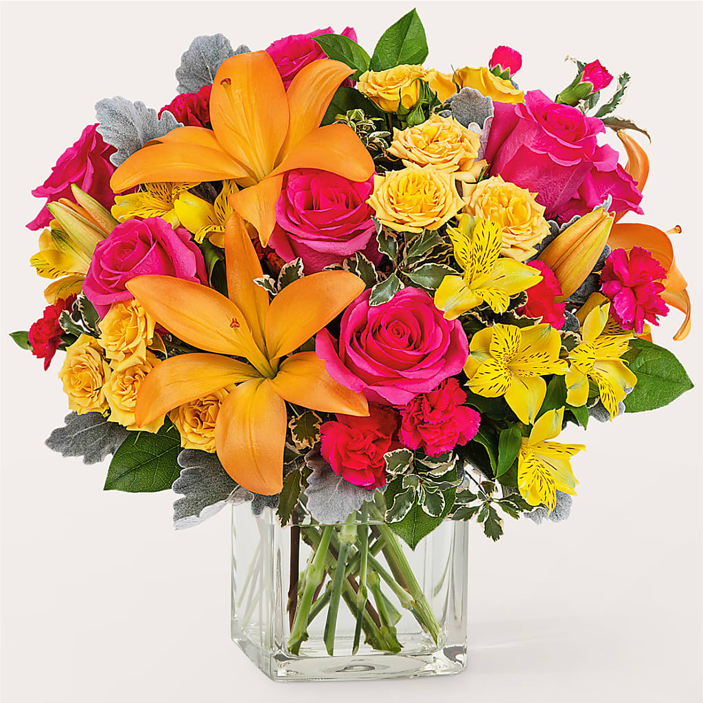 To the Tropics Bouquet – Flowers By Roger Inc, Middletown OH