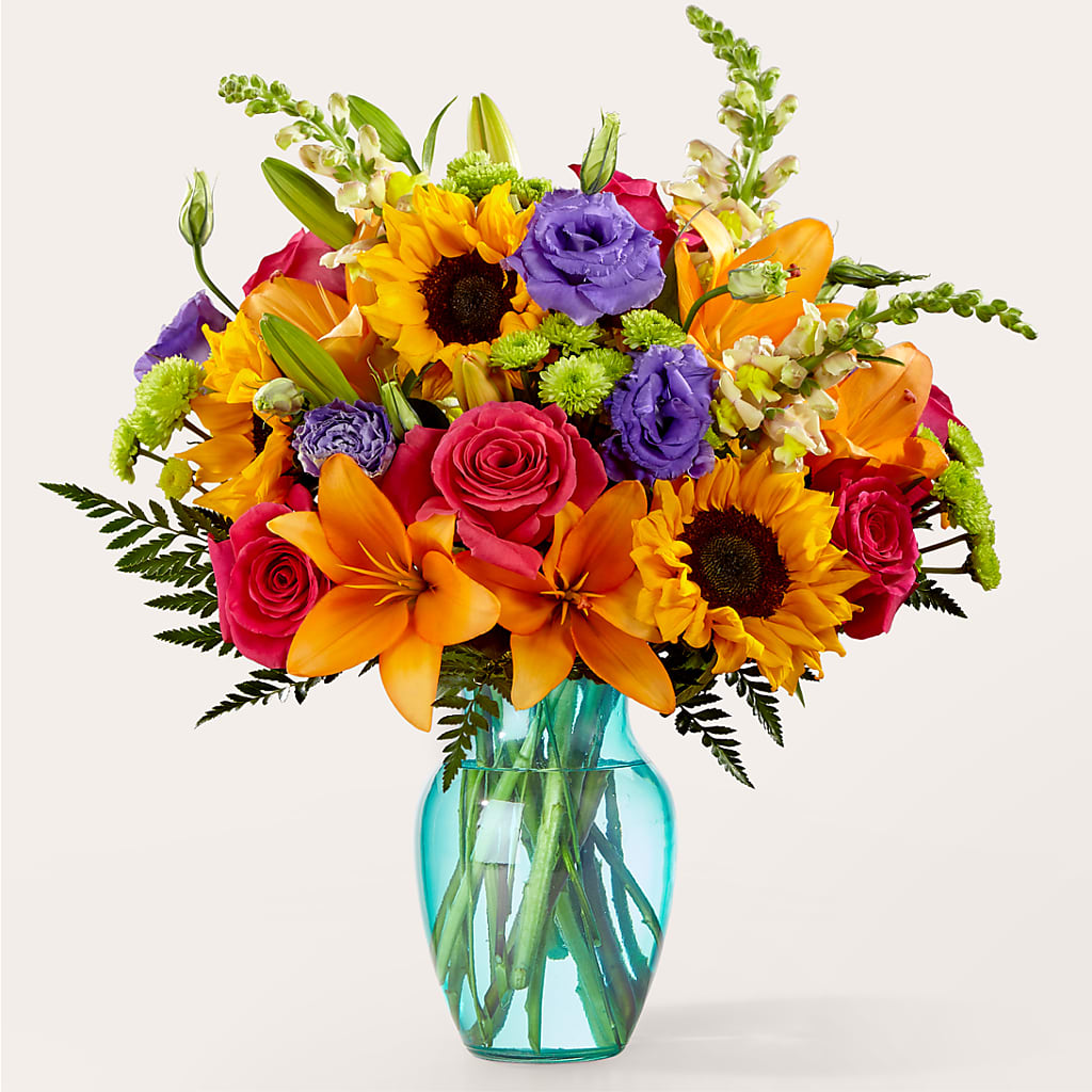 Double Rainbow Bouquet – Flowers By Roger Inc, Middletown OH