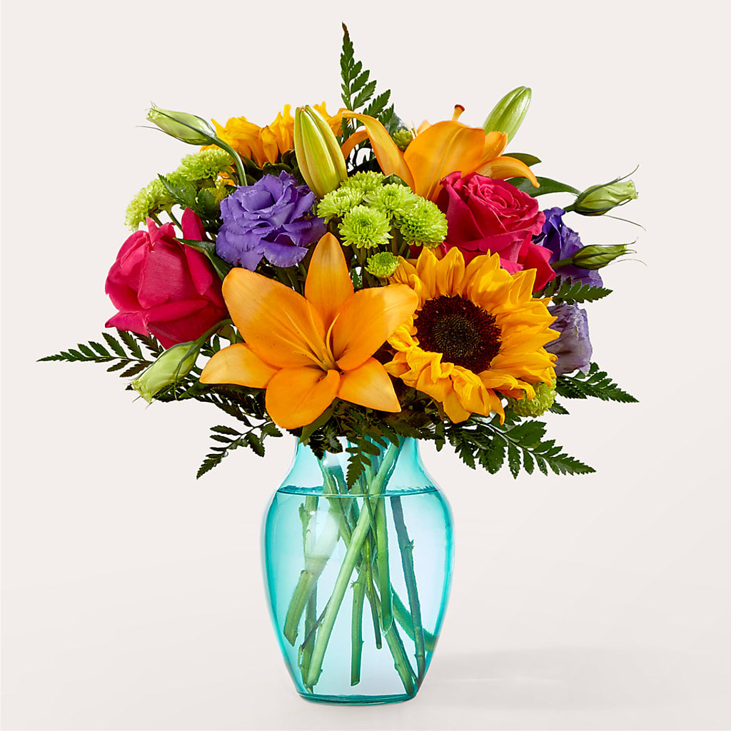 Double Rainbow Bouquet – Flowers By Roger Inc, Middletown OH