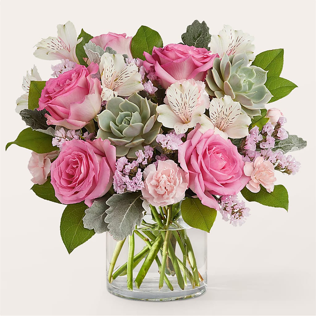 Dusty Rose Bouquet – Flowers By Roger Inc, Middletown OH