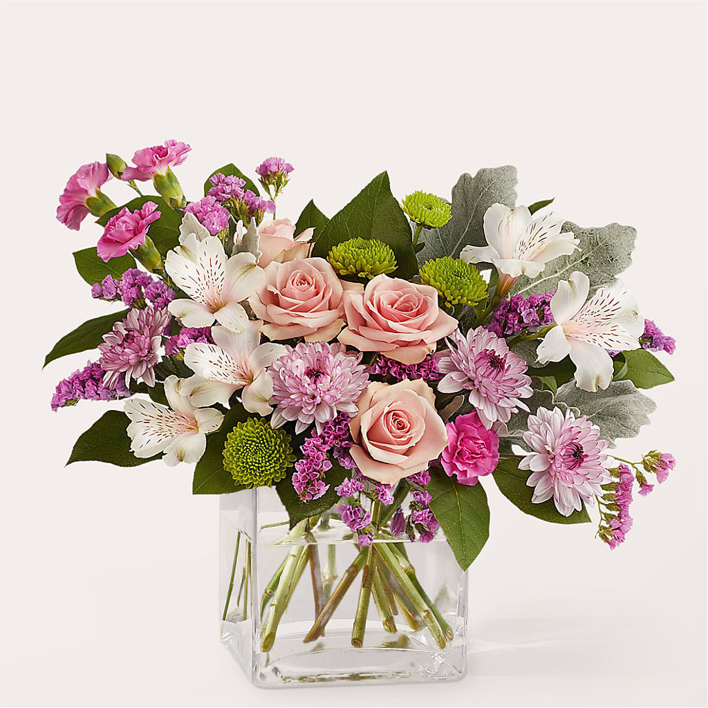 Pink Suede Bouquet – Flowers By Roger Inc, Middletown OH