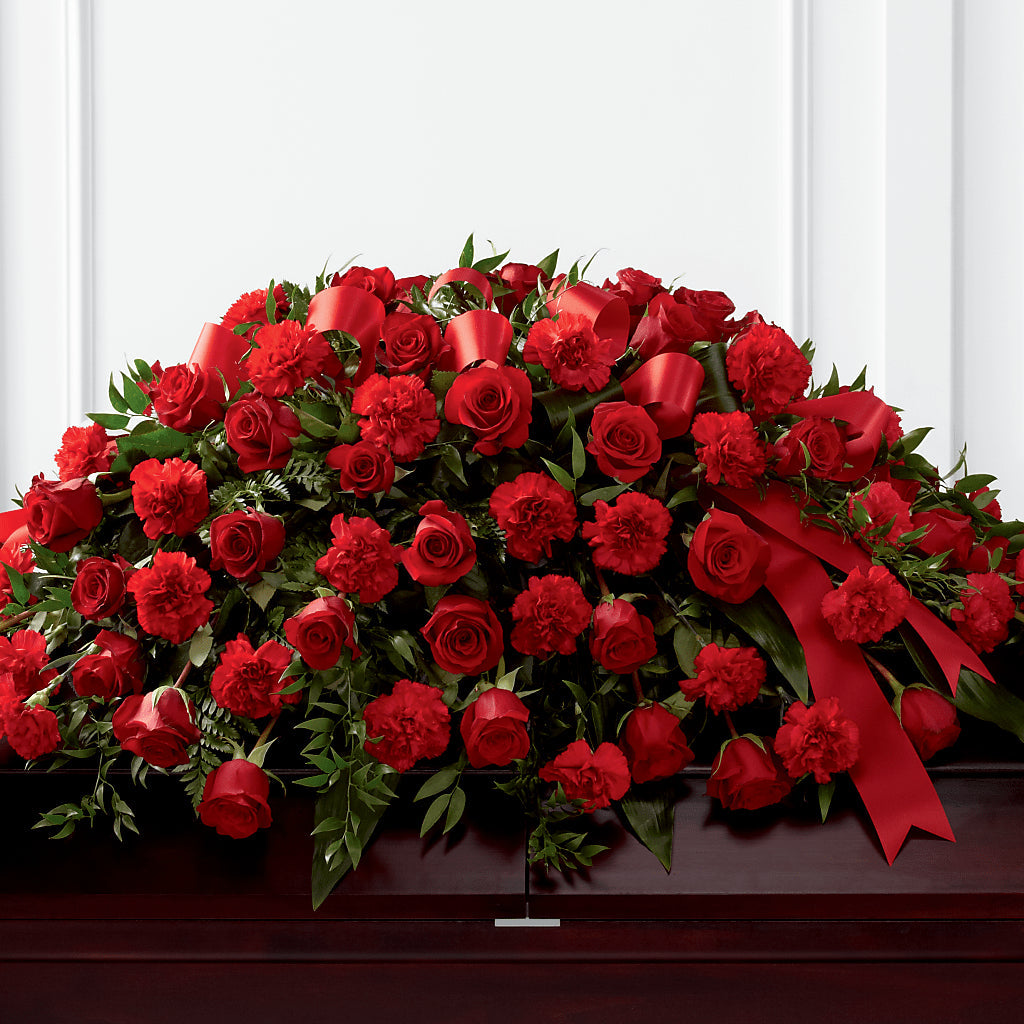 Tribute of Life Casket Spray – Flowers By Roger Inc, Middletown OH