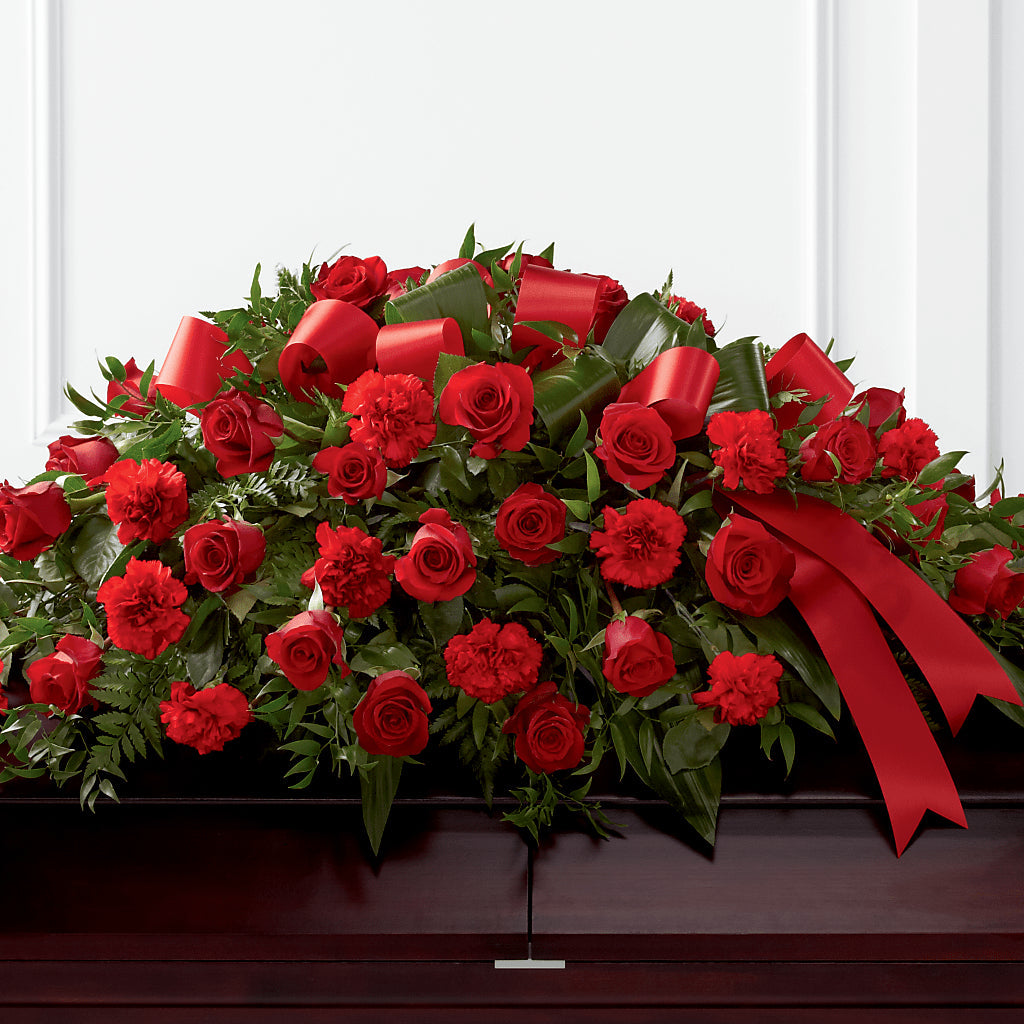 Tribute of Life Casket Spray – Flowers By Roger Inc, Middletown OH