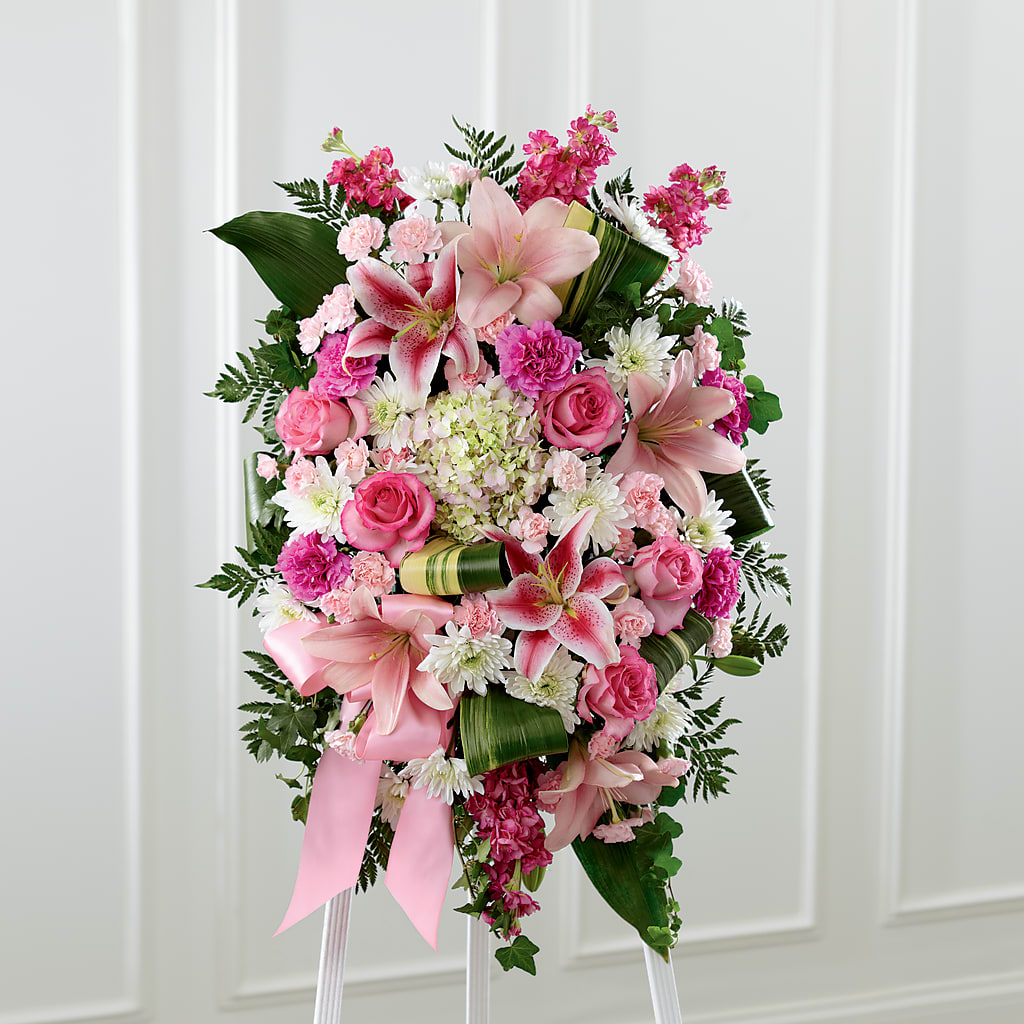 Comforting Standing Spray – Flowers By Roger Inc, Middletown OH