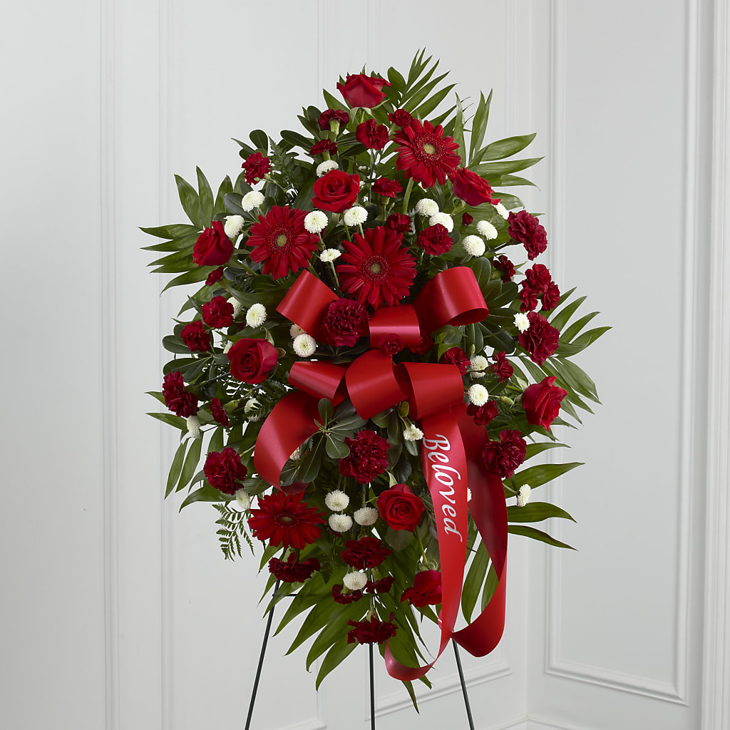 Treasured Memories Standing Spray – Flowers By Roger Inc, Middletown OH