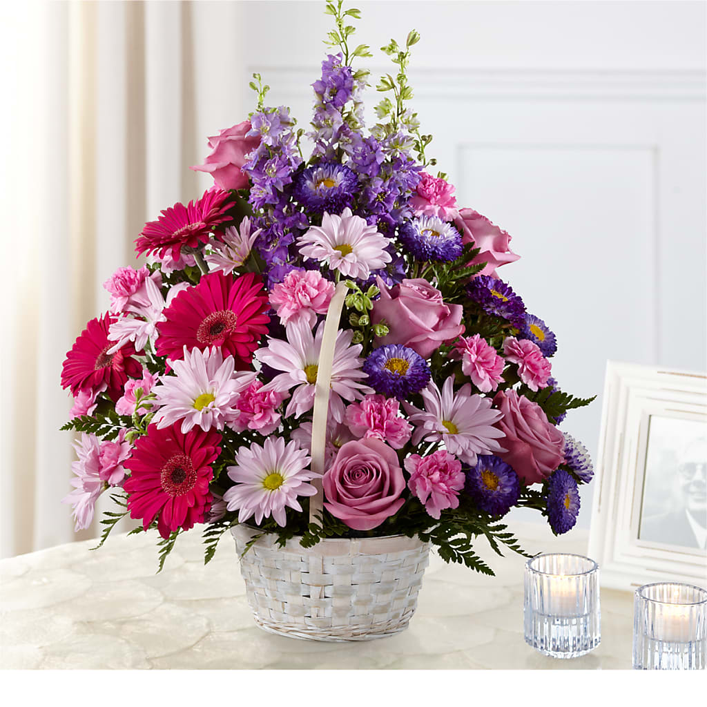 Pastel Peace Basket – Flowers By Roger Inc, Middletown OH