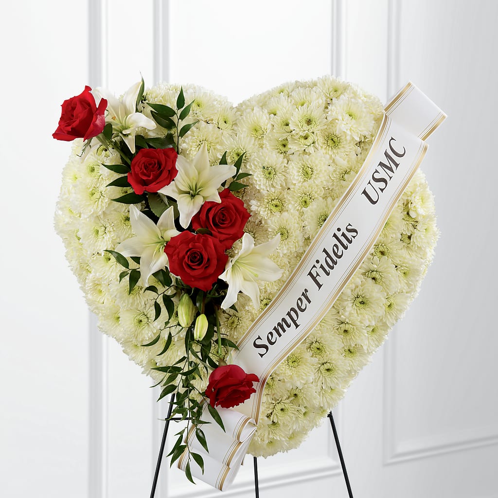 Heartfelt Hero Standing Heart – Flowers By Roger Inc, Middletown OH