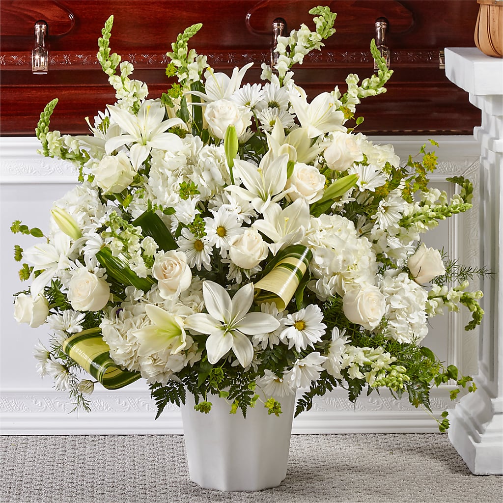 Thoughts of Tranquility Floor Basket – Flowers By Roger Inc, Middletown OH