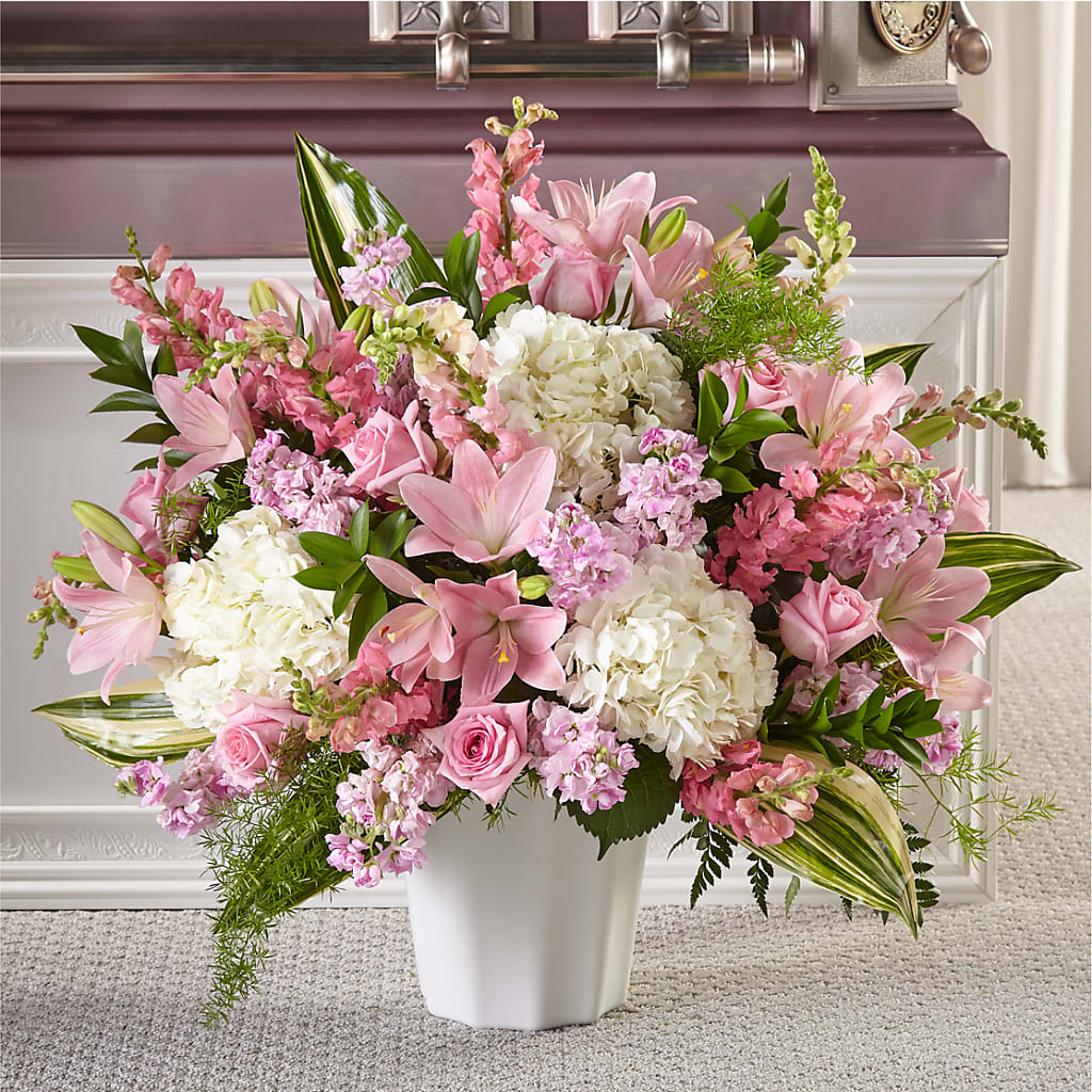 Simply Serene Floor Basket – Flowers By Roger Inc, Middletown OH