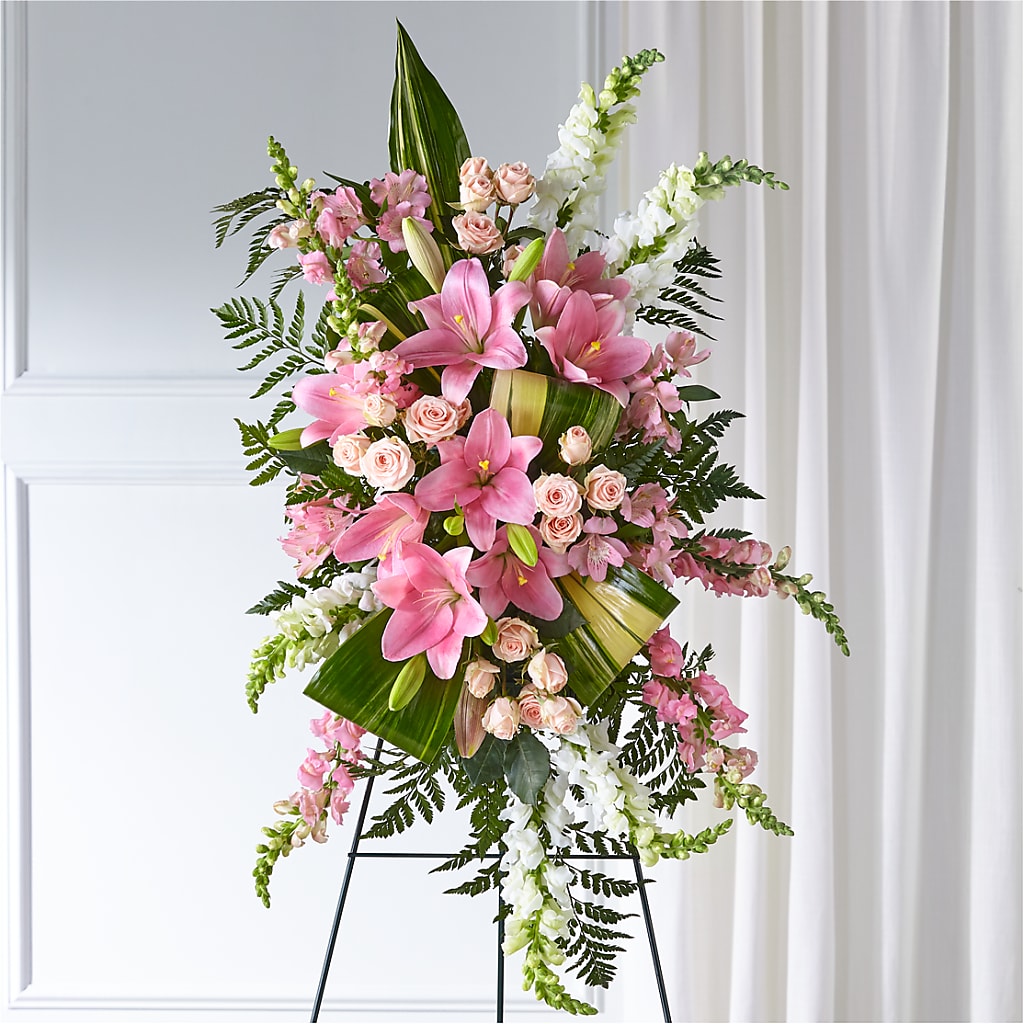 Elegant Embrace Standing Spray – Flowers By Roger Inc, Middletown OH