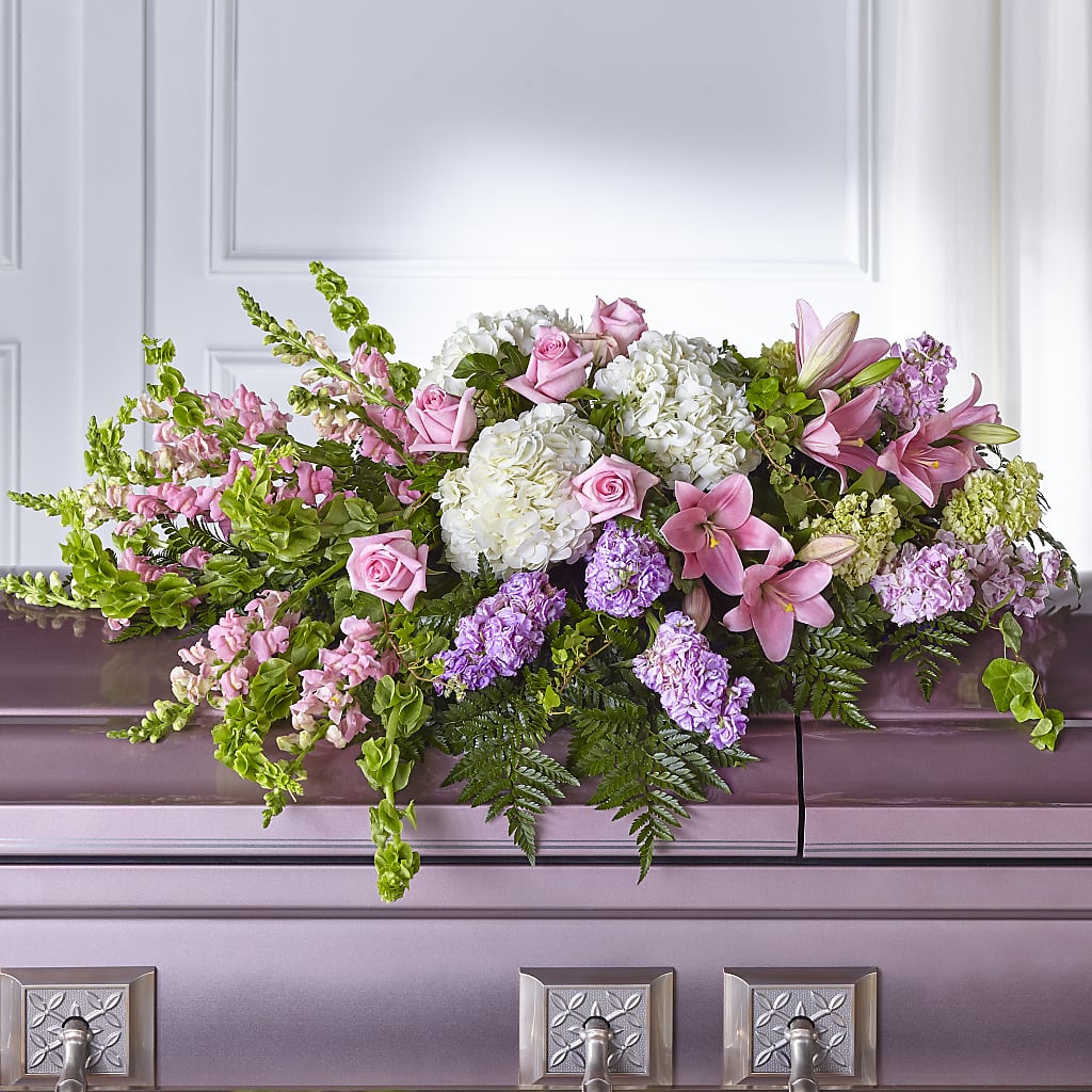 Life's Gratitude Casket Spray – Flowers By Roger Inc, Middletown OH
