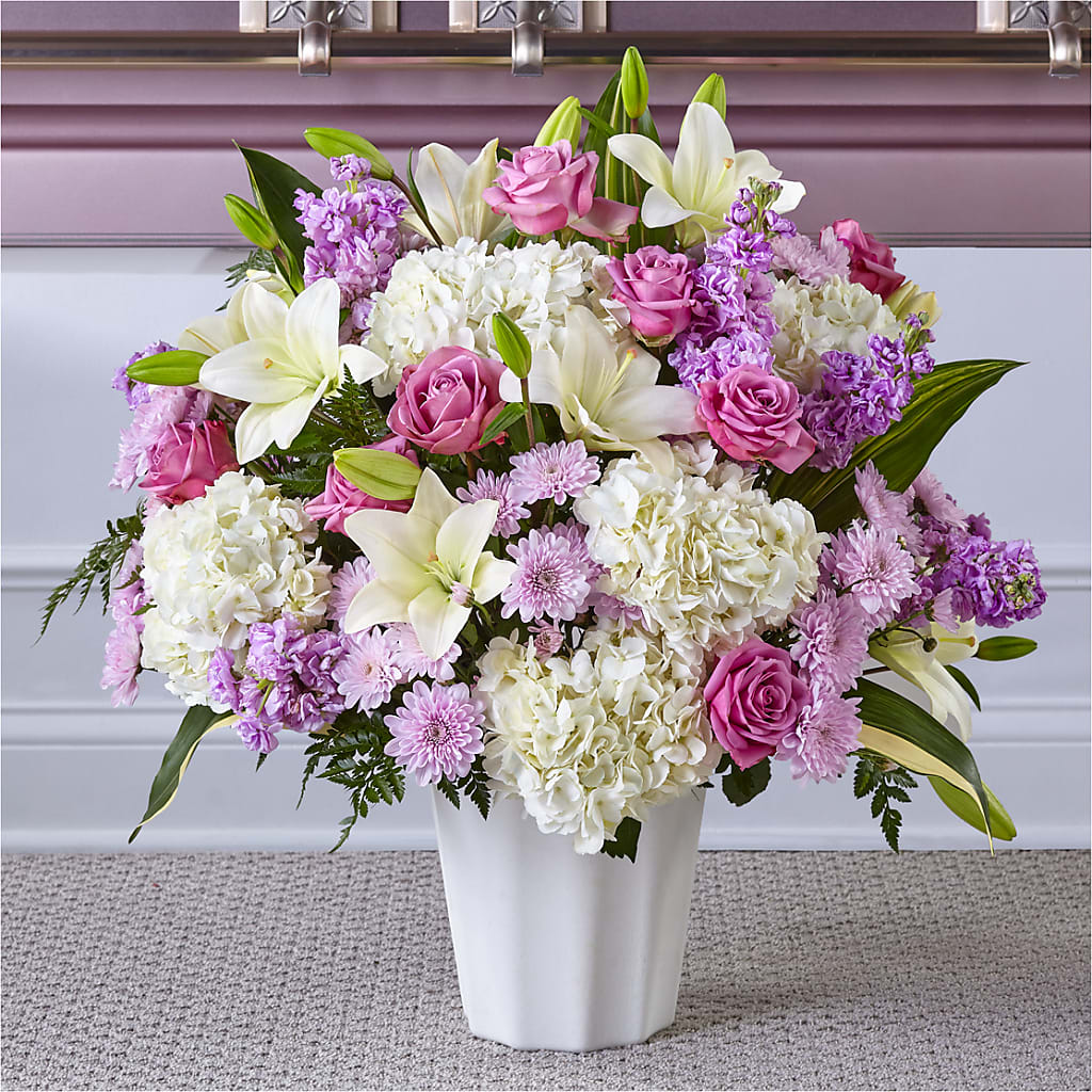 Heaven Sent Floor Basket – Flowers By Roger Inc, Middletown OH