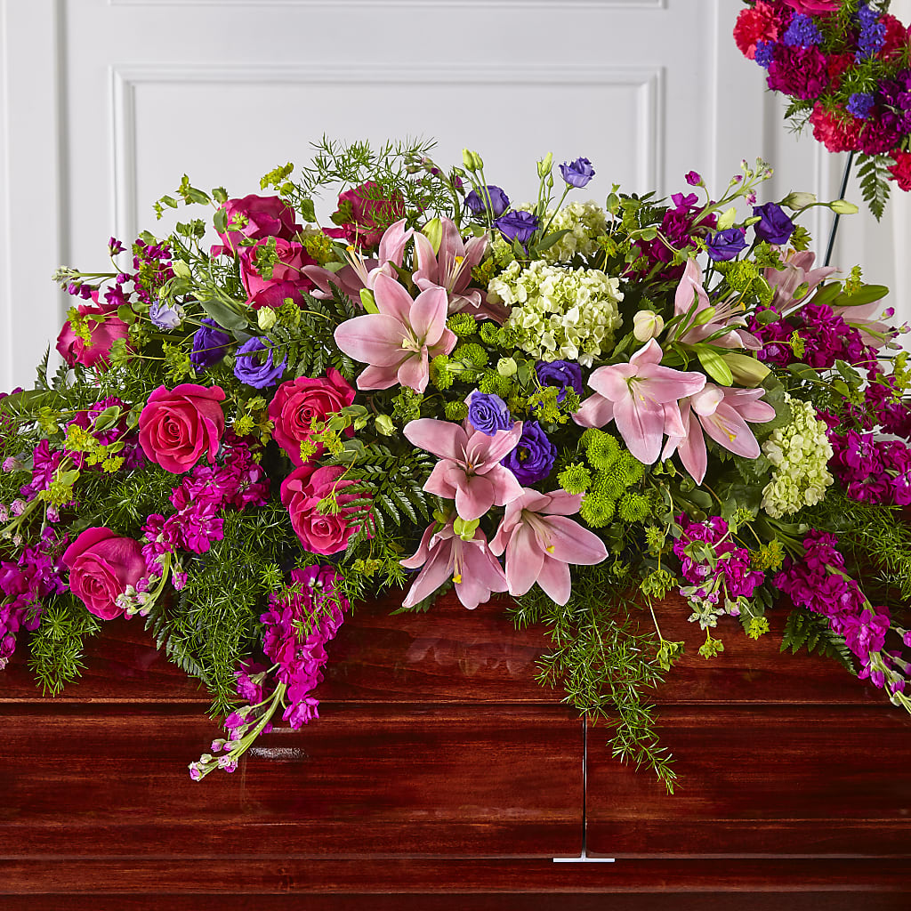 Radiant Tribute Casket Spray – Flowers By Roger Inc, Middletown OH