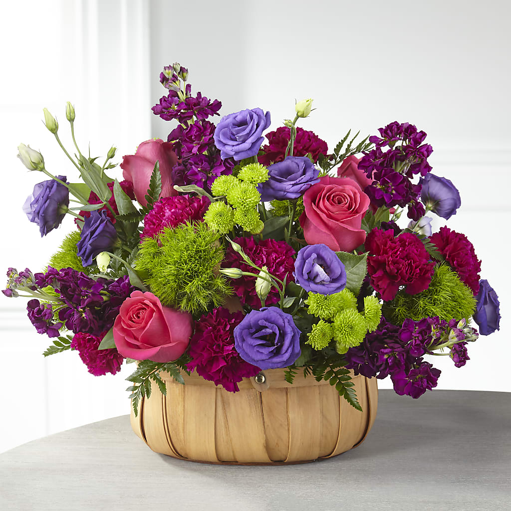 Serene Sanctuary Basket – Flowers By Roger Inc, Middletown OH