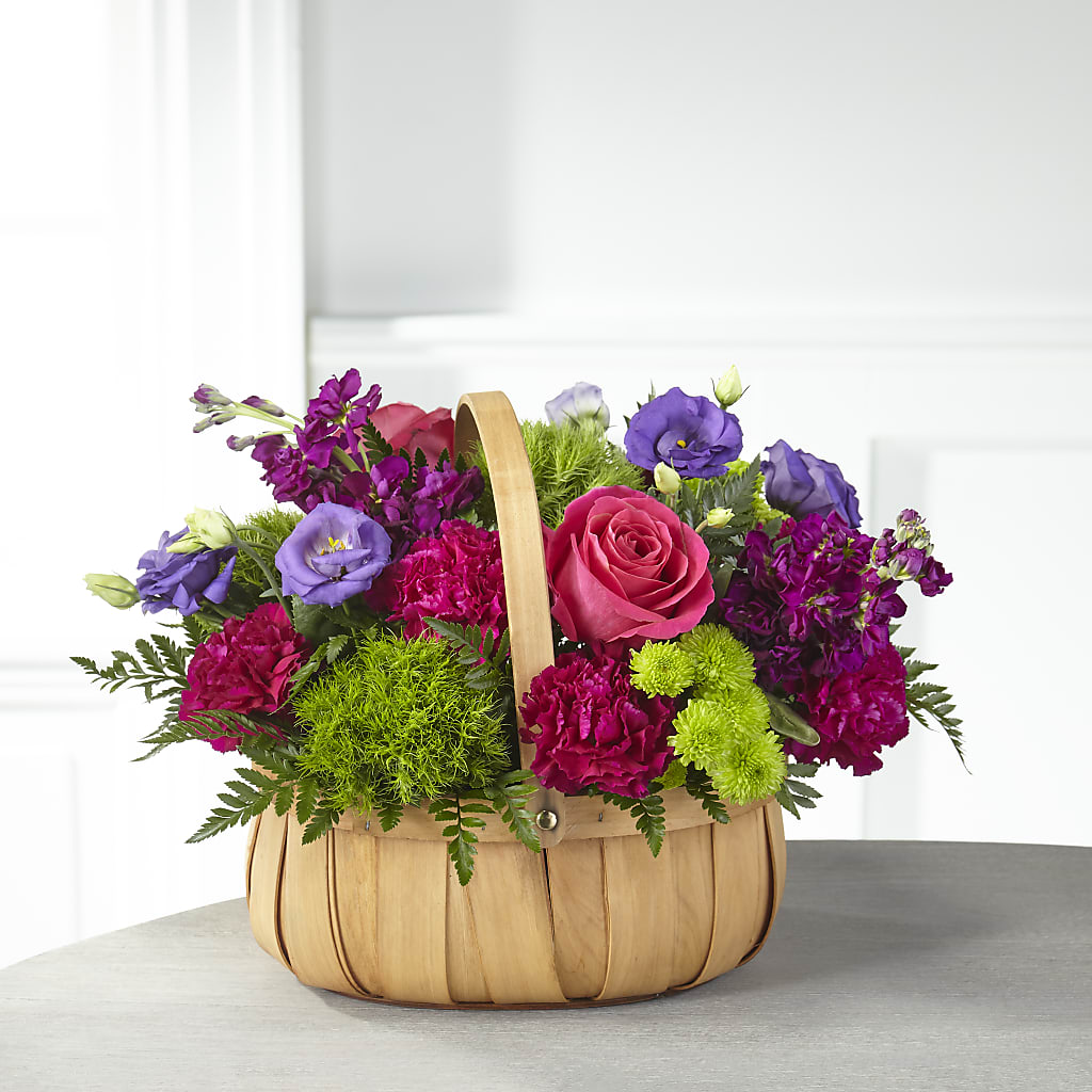 Serene Sanctuary Basket – Flowers By Roger Inc, Middletown OH
