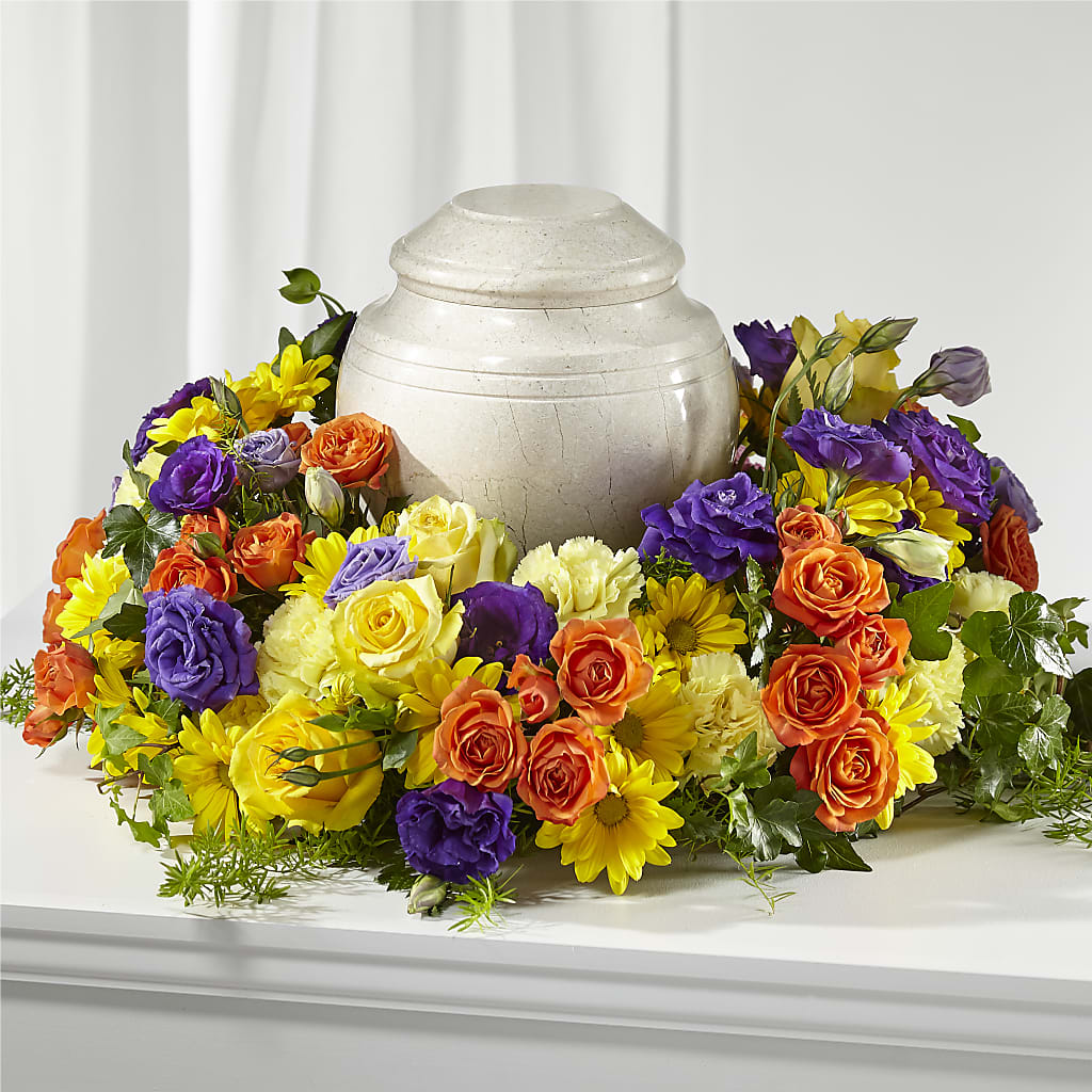Blossoms of Remembrance Cremation Adornment – Flowers By Roger Inc, Middletown OH
