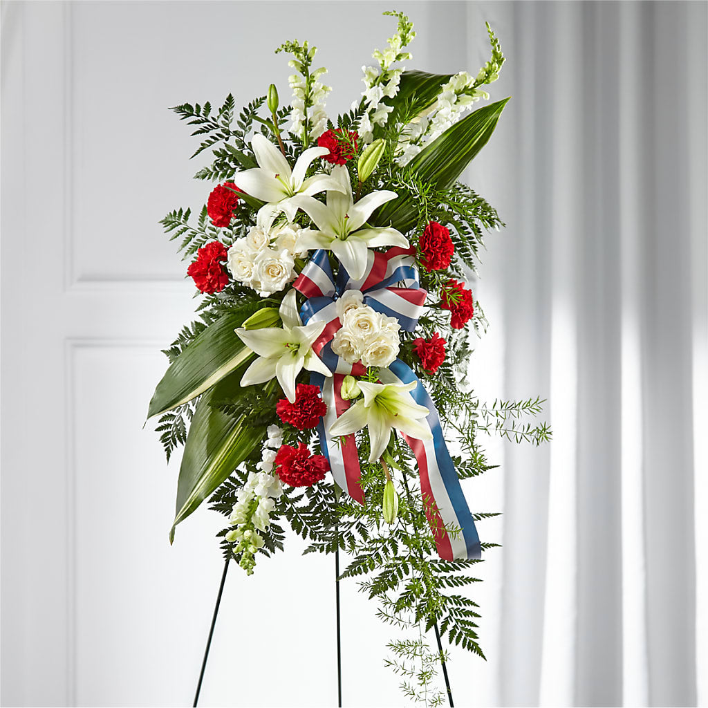 Stars of Life Standing Spray – Flowers By Roger Inc, Middletown OH