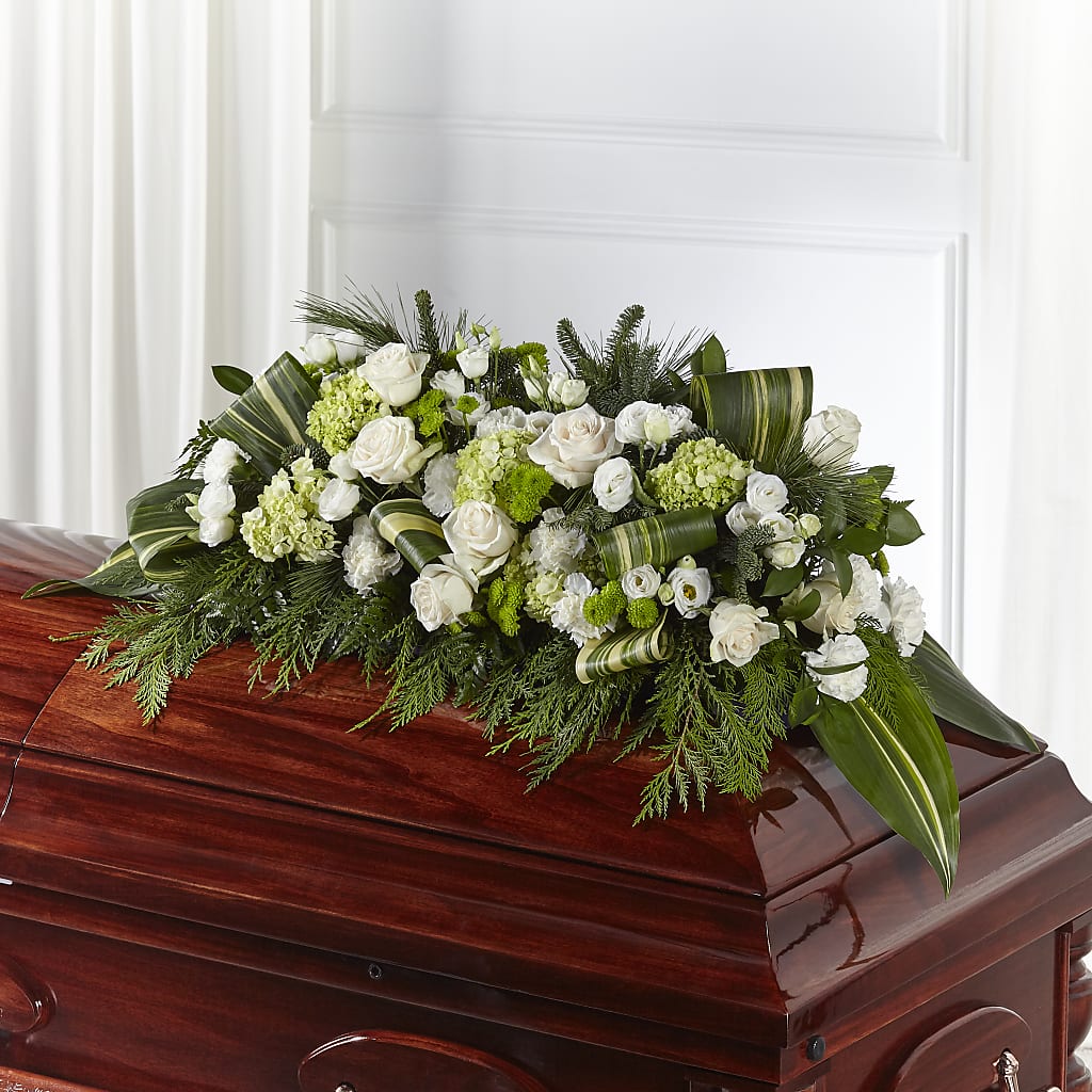 Hopeful Gesture Casket Spray – Flowers By Roger Inc, Middletown OH