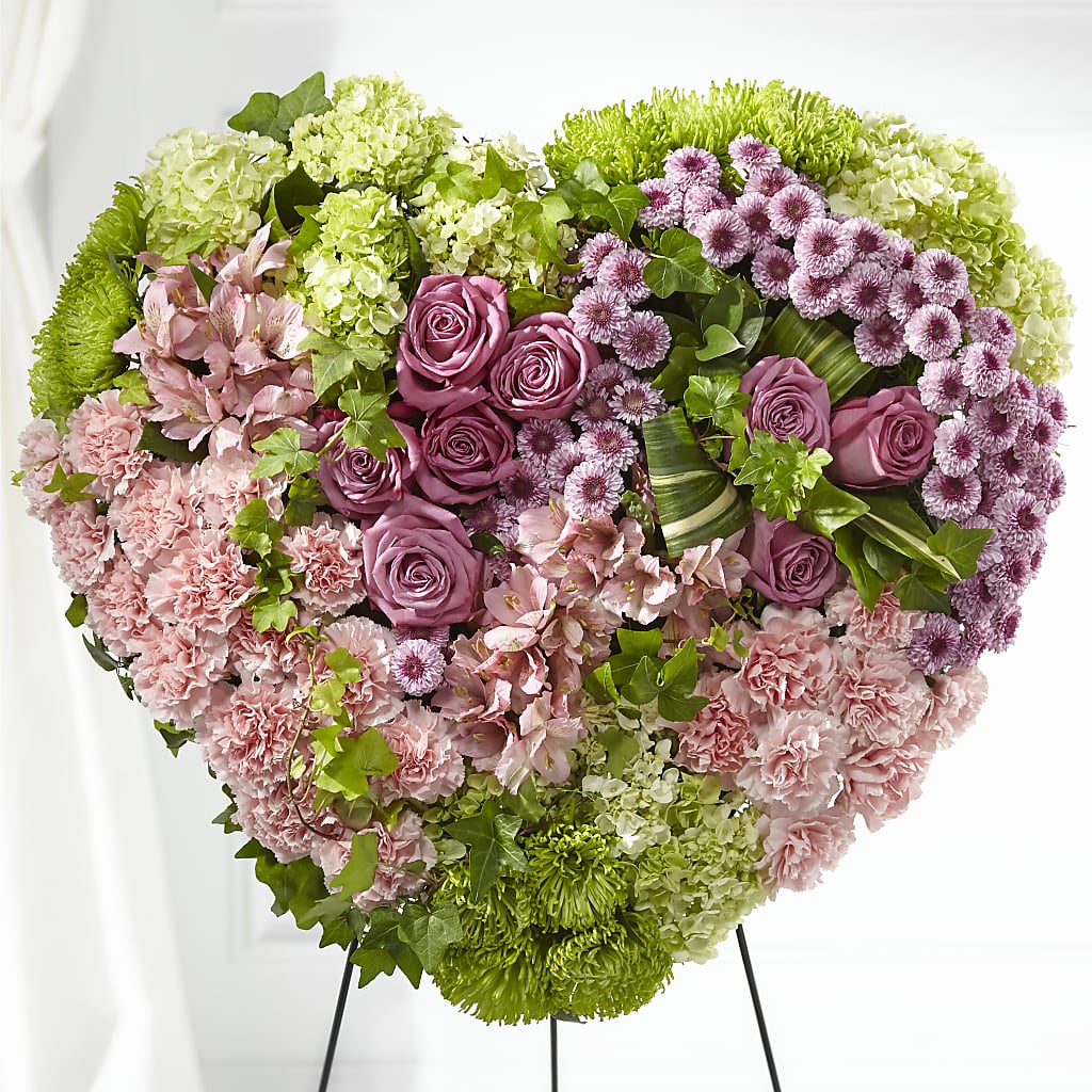 Heartwarming Standing Heart – Flowers By Roger Inc, Middletown OH