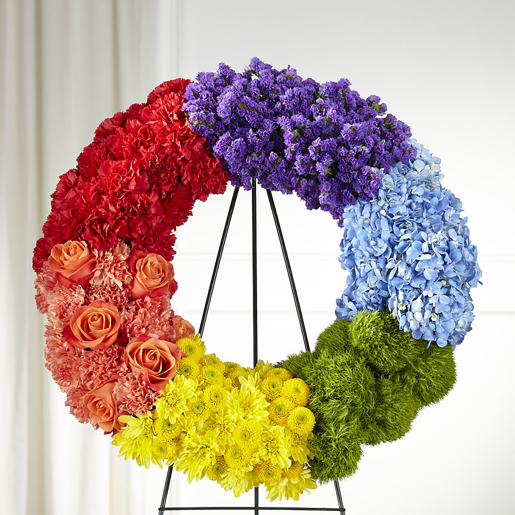 Circle of Love Wreath – Flowers By Roger Inc, Middletown OH