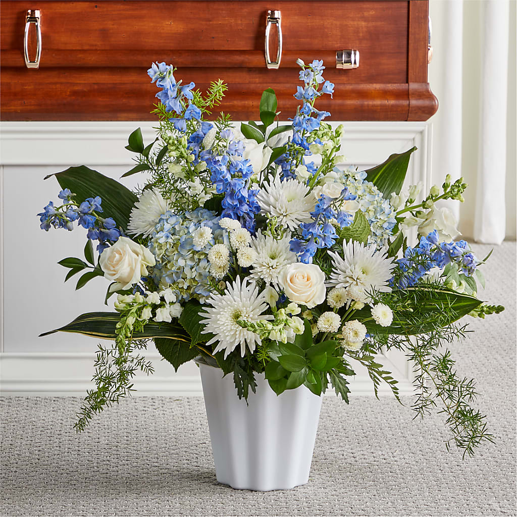Everlasting Memories Floor Basket – Flowers By Roger Inc, Middletown OH