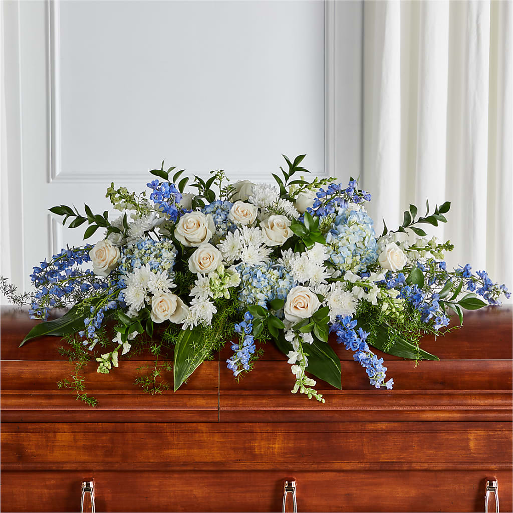 Timeless Essence Casket Spray – Flowers By Roger Inc, Middletown OH