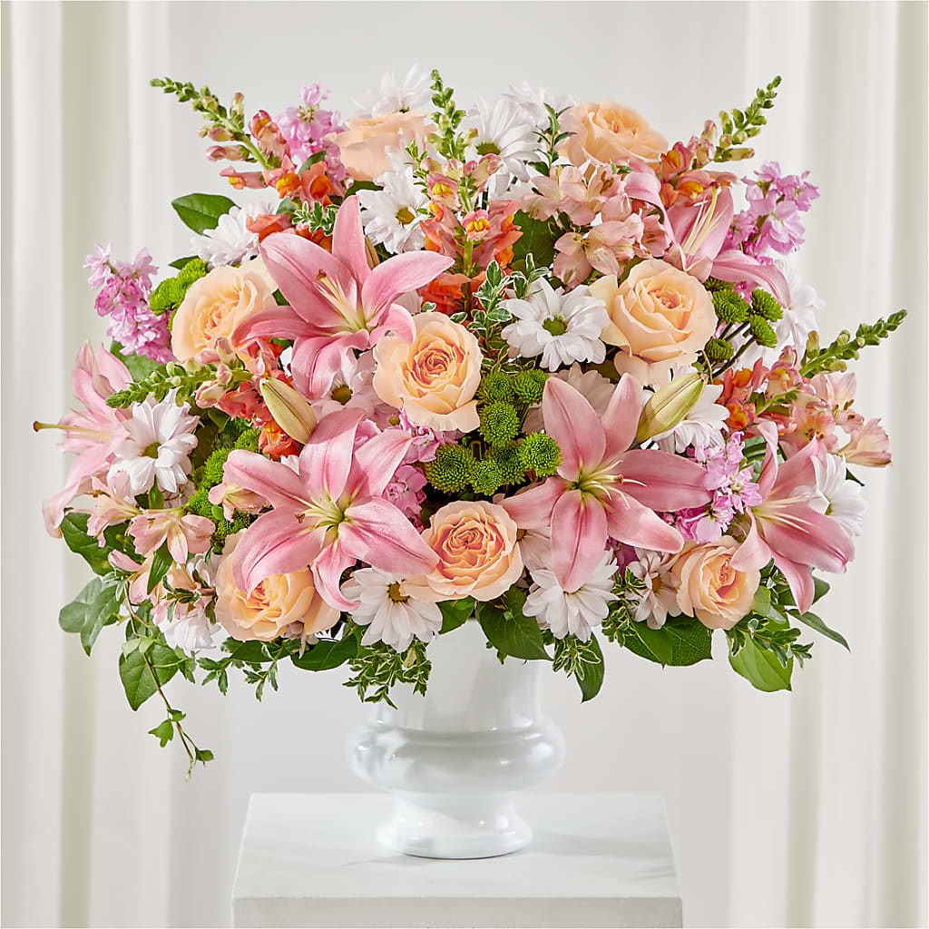 Heartfelt Gesture Urn Arrangement – Flowers By Roger Inc, Middletown OH