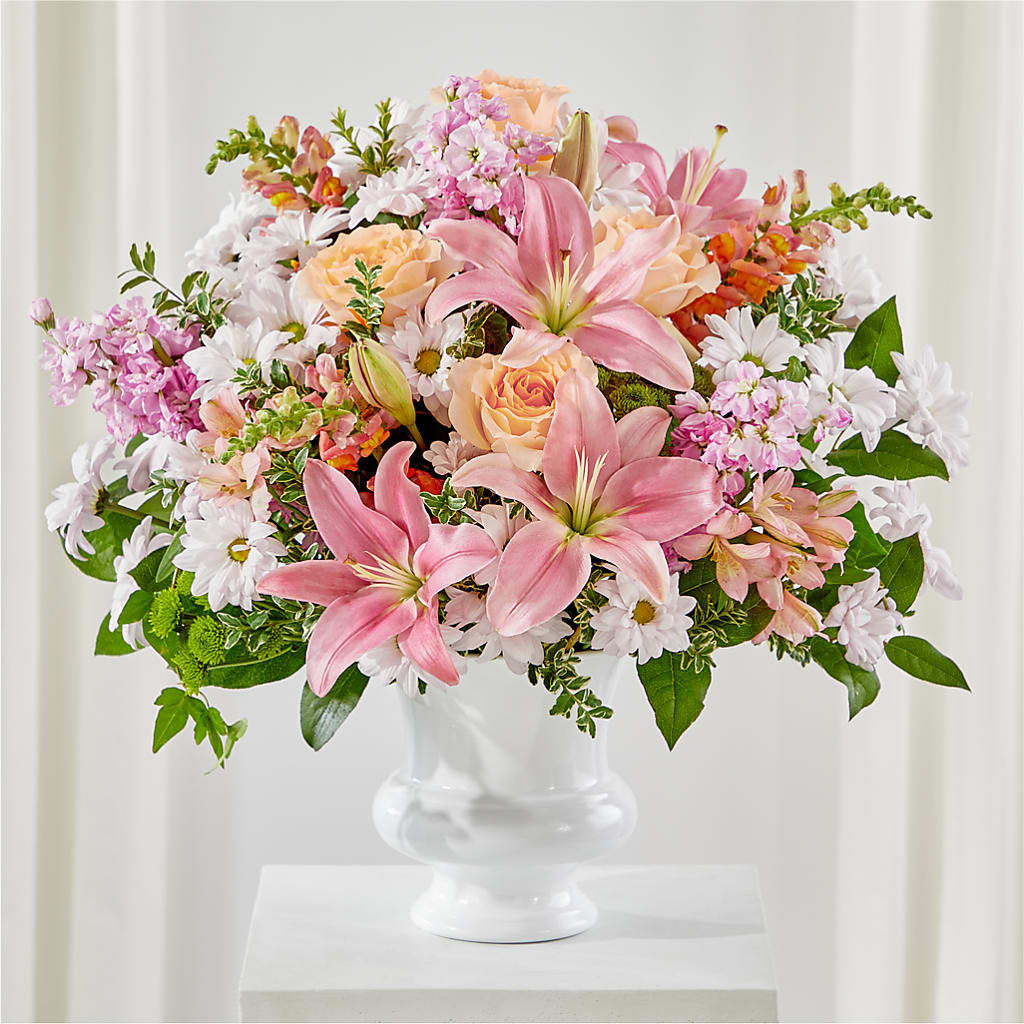 Heartfelt Gesture Urn Arrangement – Flowers By Roger Inc, Middletown OH