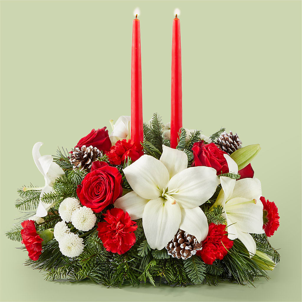 Seasonal Festivities Centerpiece – Flowers By Roger Inc, Middletown OH