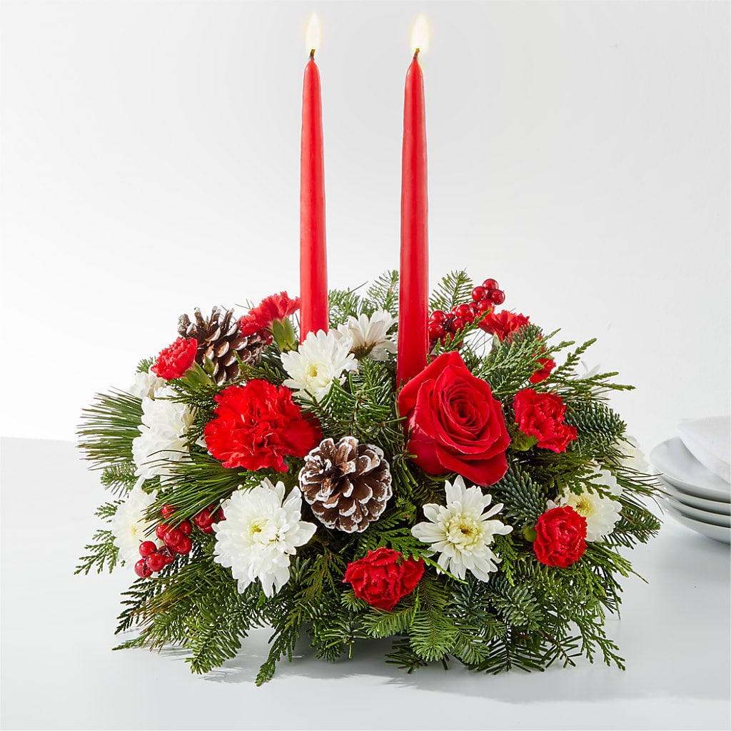 Holiday Soiree Centerpiece – Flowers By Roger Inc, Middletown OH