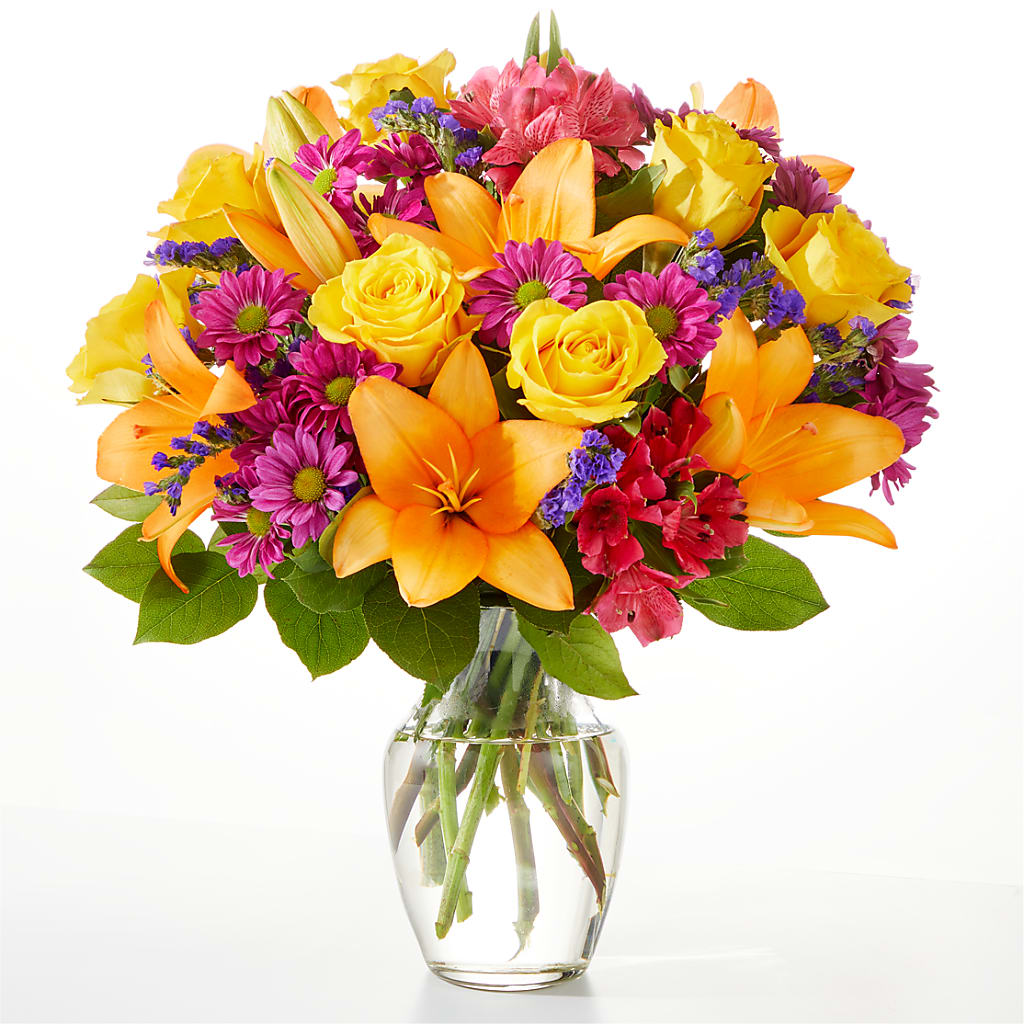 Colorful Visions Bouquet – Flowers By Roger Inc, Middletown OH
