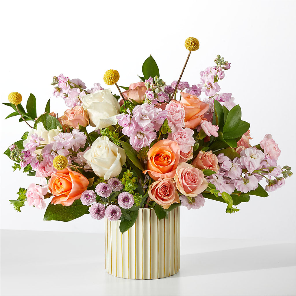 French Market Bouquet with Ivory Vase – Flowers By Roger Inc, Middletown OH