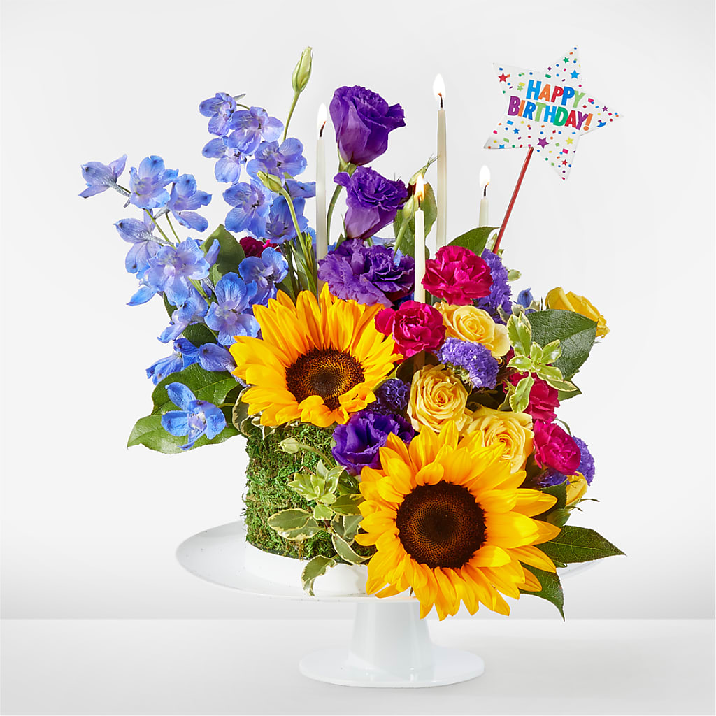Star of the Day Floral Cake – Flowers By Roger Inc, Middletown OH
