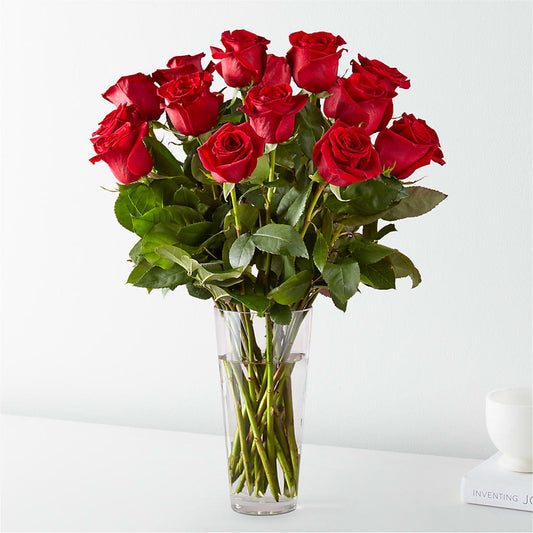 Long Stem Red Rose Bouquet –  Flowers By Roger Inc, Middletown OH