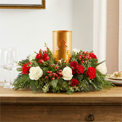 December Dreams Centerpiece –  Flowers By Roger Inc, Middletown OH