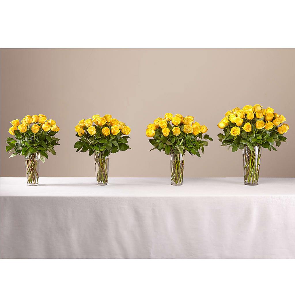 Long Stem Yellow Rose Bouquet –  Flowers By Roger Inc, Middletown OH