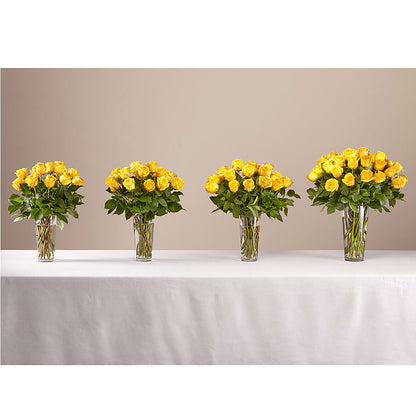 Long Stem Yellow Rose Bouquet –  Flowers By Roger Inc, Middletown OH