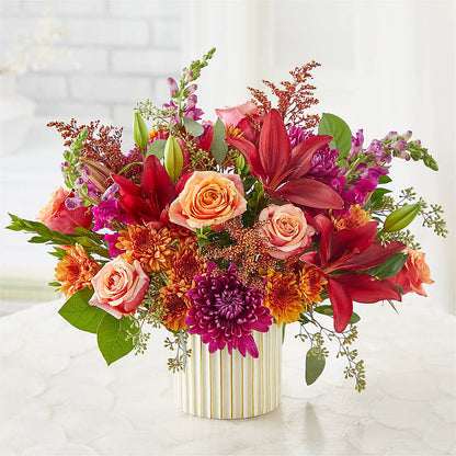 Burgundy Landscape Bouquet –  Flowers By Roger Inc, Middletown OH