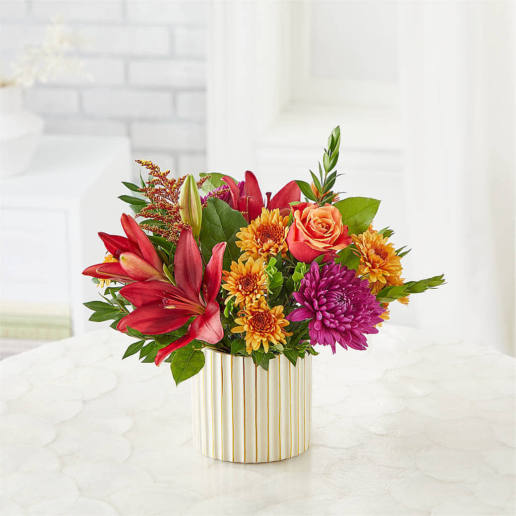 Burgundy Landscape Bouquet –  Flowers By Roger Inc, Middletown OH