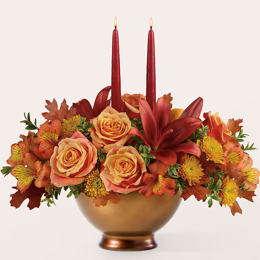 Harvest Table Centerpiece –  Flowers By Roger Inc, Middletown OH