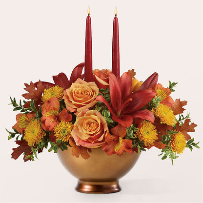 Harvest Table Centerpiece –  Flowers By Roger Inc, Middletown OH