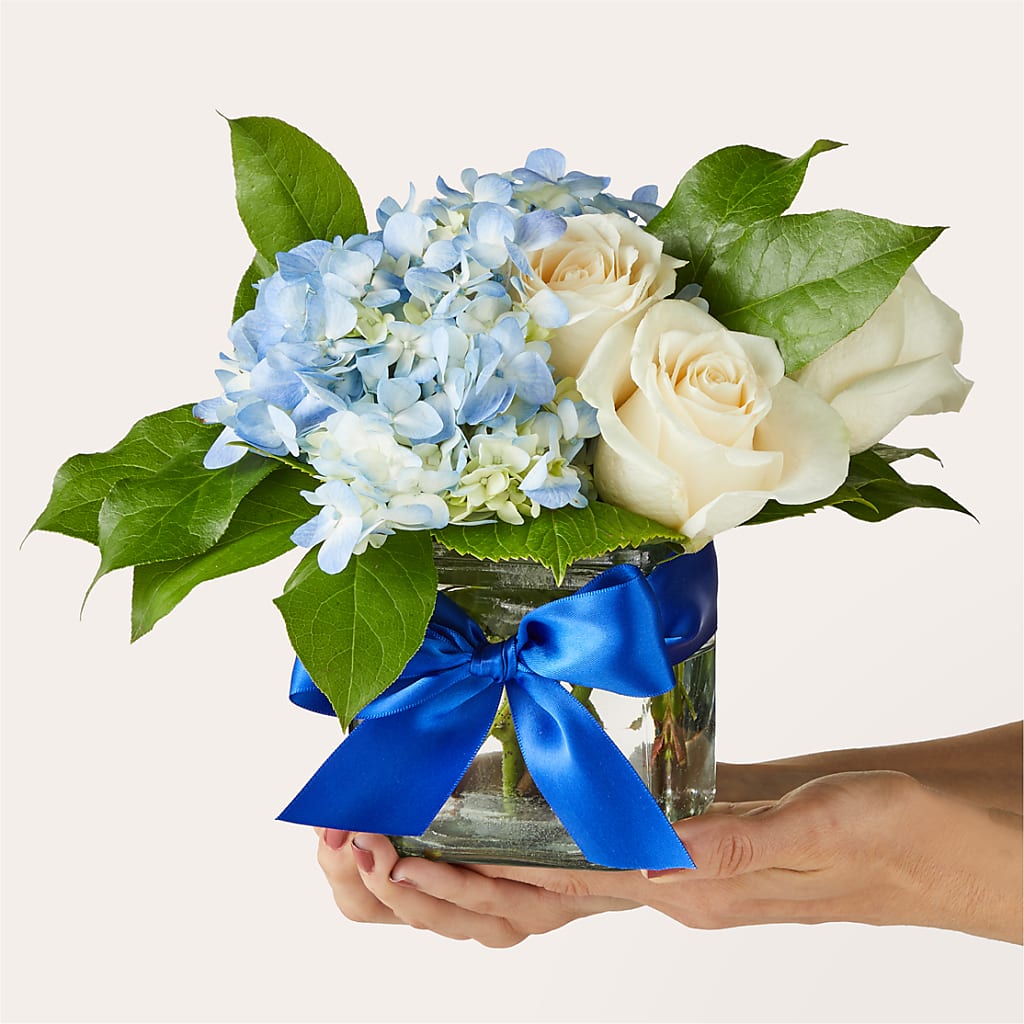 Sky Blue Delight Bouquet –  Flowers By Roger Inc, Middletown OH